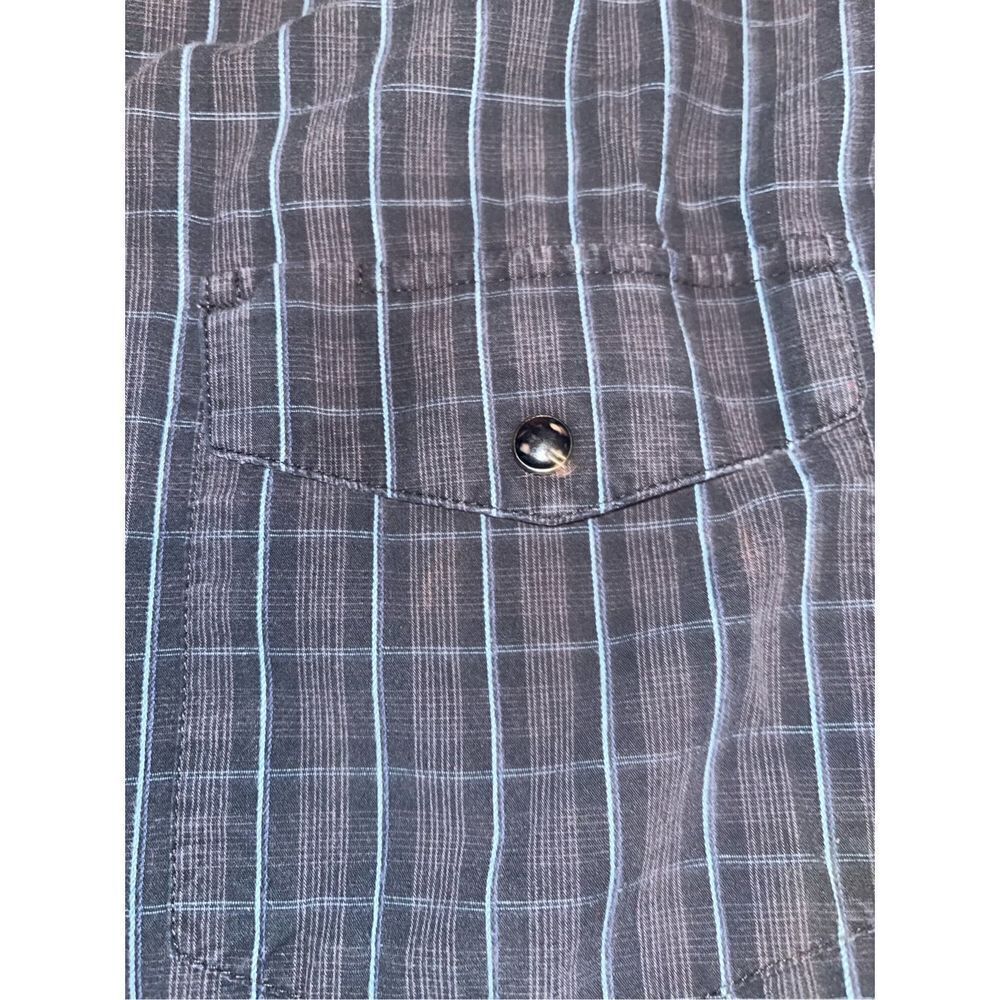 Panhandle Long Sleeve Blue Stripe Casual Shirt Men's XXL - Picture 5 of 6